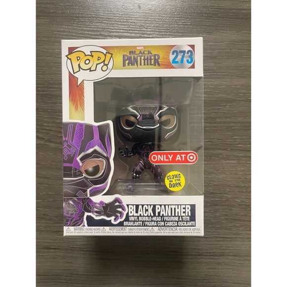 Funko Pop! Vinyl: Marvel - Black Panther (Glows in the Dark) - Target exclusive - Picture 1 of 6
